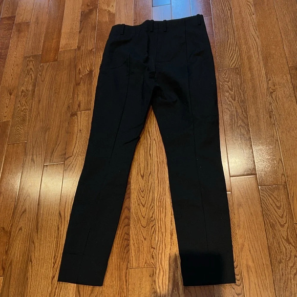 Armani Exchange AX black high waisted cropped dress pants Sz 6 - Picture 9 of 11